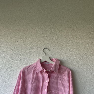 Camicia rosa Bershka