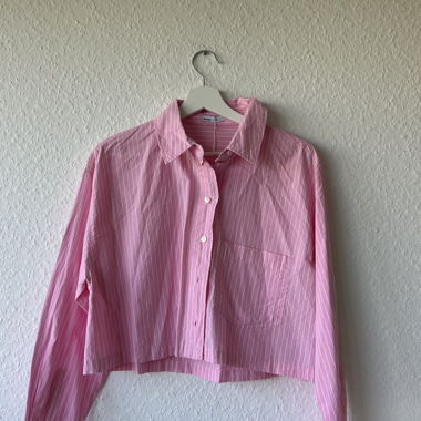 Camicia rosa Bershka