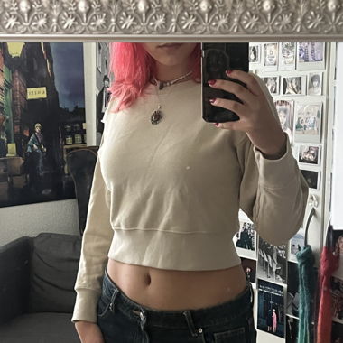 beige pullover