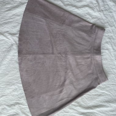 H&M fake wildleder Jupe