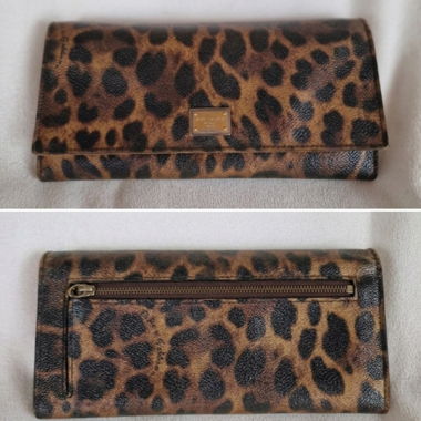 Dolce & Gabbana Portemonnaie Leo-Print