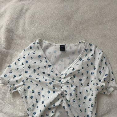 Blumenmuster T-Shirt