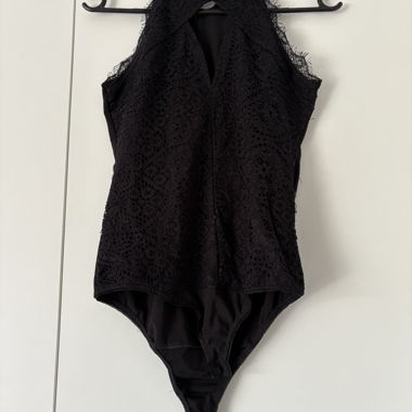 Black lace bodysuit