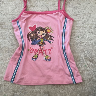 Débardeur rose Bratz 2000s vintage