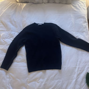 Blue wool sweater 