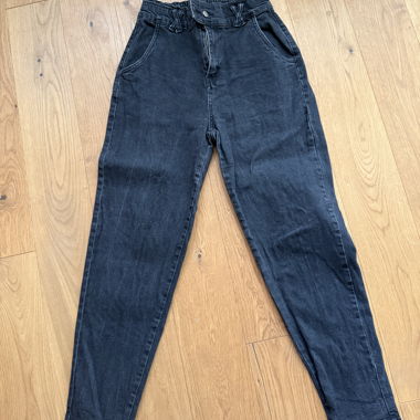 Saltedbasics black high-waist jeans M
