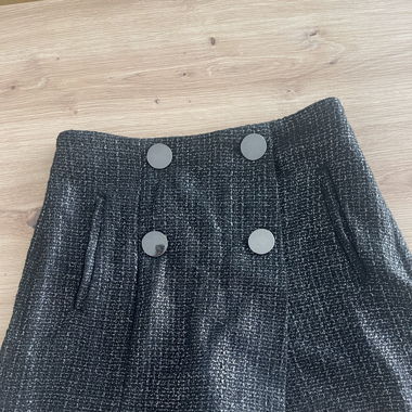 Black Glitter Skort