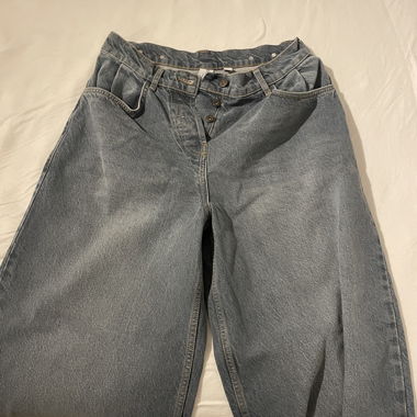 Jean baggy à taille réglable