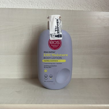 eos Vanilla Cashmere body lotion