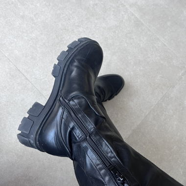 Bottes à plate-formes noir 