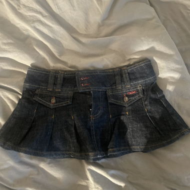 mini jupe en jean