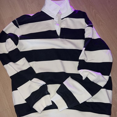 Zara striped polo sweater