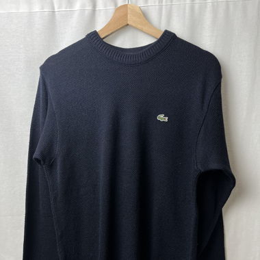 Pull Lacoste bleu foncé 