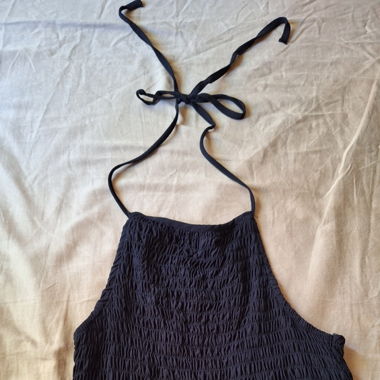 Neckholder Top Schwarz