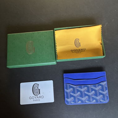 Goyard Blue Card Holder