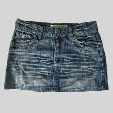 y2k denim skirt