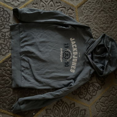 Jack & Jones Hoodie grey/blue