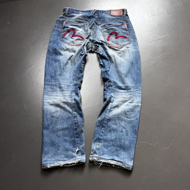 Jeans Evisu vintage straight Taglia M (A107)