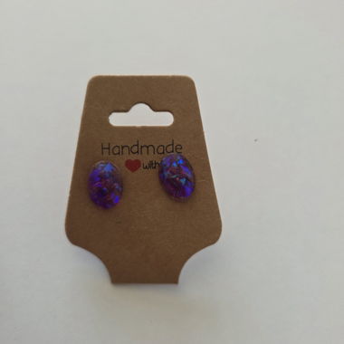 Handmade Purple Earrings