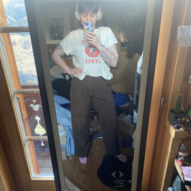 JJX Brown dress PANTS