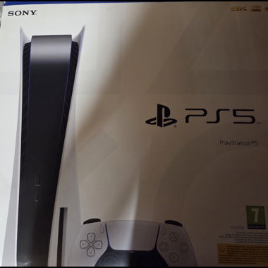 Console PS5 avec disque et de nombreux jeux