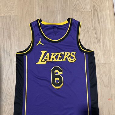 LeBron James 6 NBA Lakers Jersey 