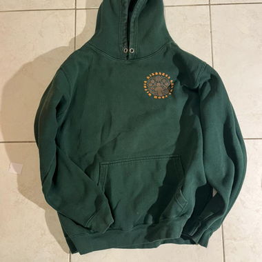 Felpa con cappuccio Dravus verde taglia M
