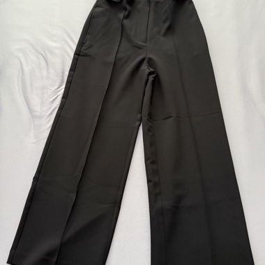 MNG Black Fabric Trousers