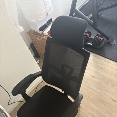 Ergonomischer Bürostuhl in Schwarz – Top Zustand
