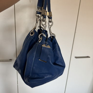 Vintage Jimmy Choo blue handbag