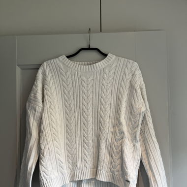 Strickpulli weiss