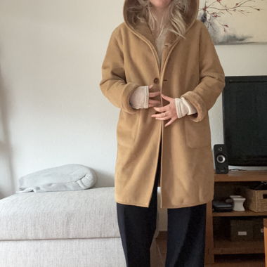 Fake Fur Suede Coat