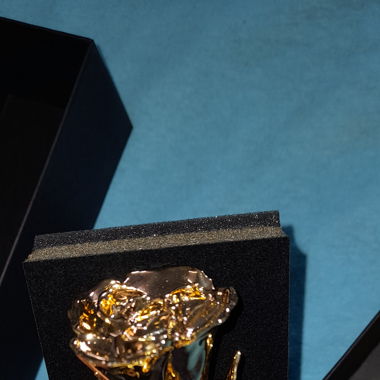 Rose dorée 24k