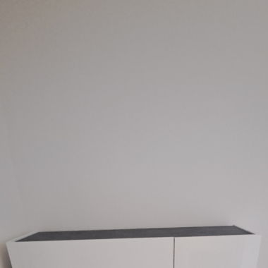 Schuhschrank m. höhenverst. Tabelaren u. Schublade