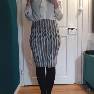Skirt 36 S black and white