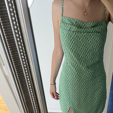Grünes Sommerkleid