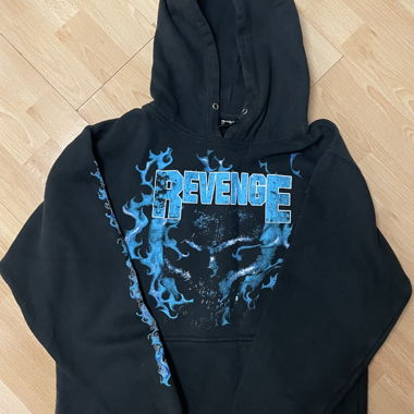 Revenge blue skeleton hoodie