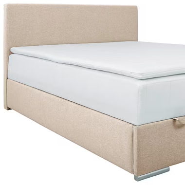 Carryhome BOXBETT 140/200 cm in Beige: 400.-