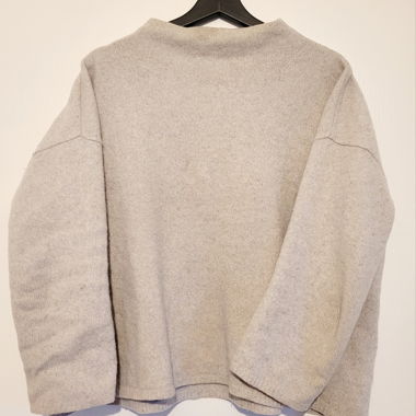 Maglione in lana Heidekönigin grigio