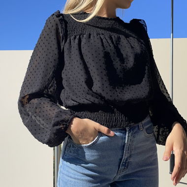 Bluse schwarz