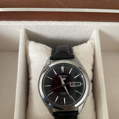 Seiko 5 Automatic Watch Black Dial