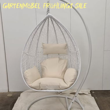 Fauteuil suspendu FATTAN en 2 couleurs, avec housse de protection