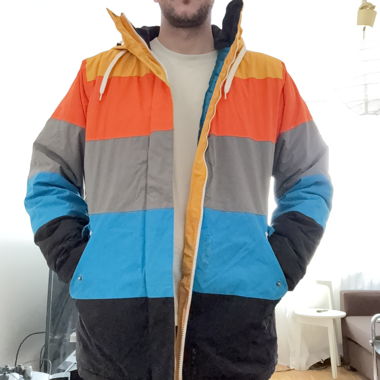 Burton colorblock winter jacket