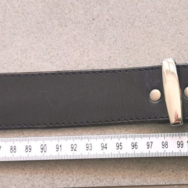 Gürtel, schwarz, Länge 108 cm
