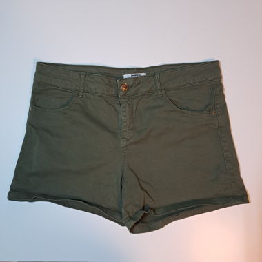 Khaki Jeansshorts