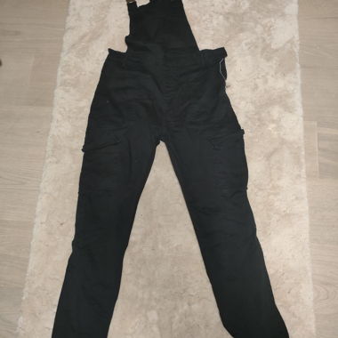 Black overalls