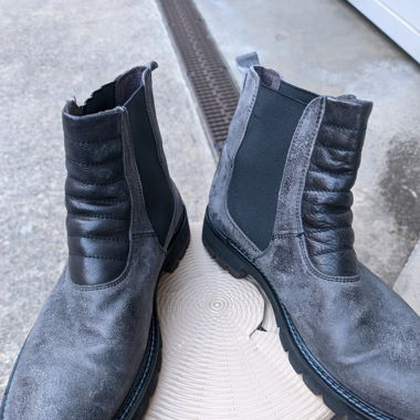 Herren Lederstiefel gr 43
