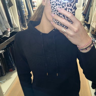 Schwarzer Guess Hoodie 