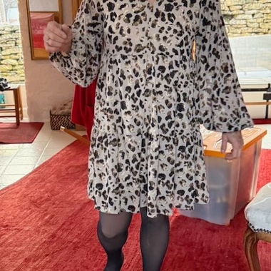OBJECT Leopard Print Dress