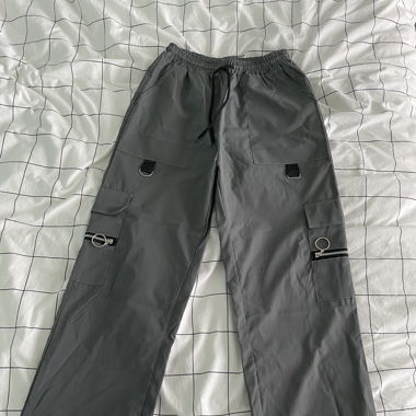 Grey Cargo Pants